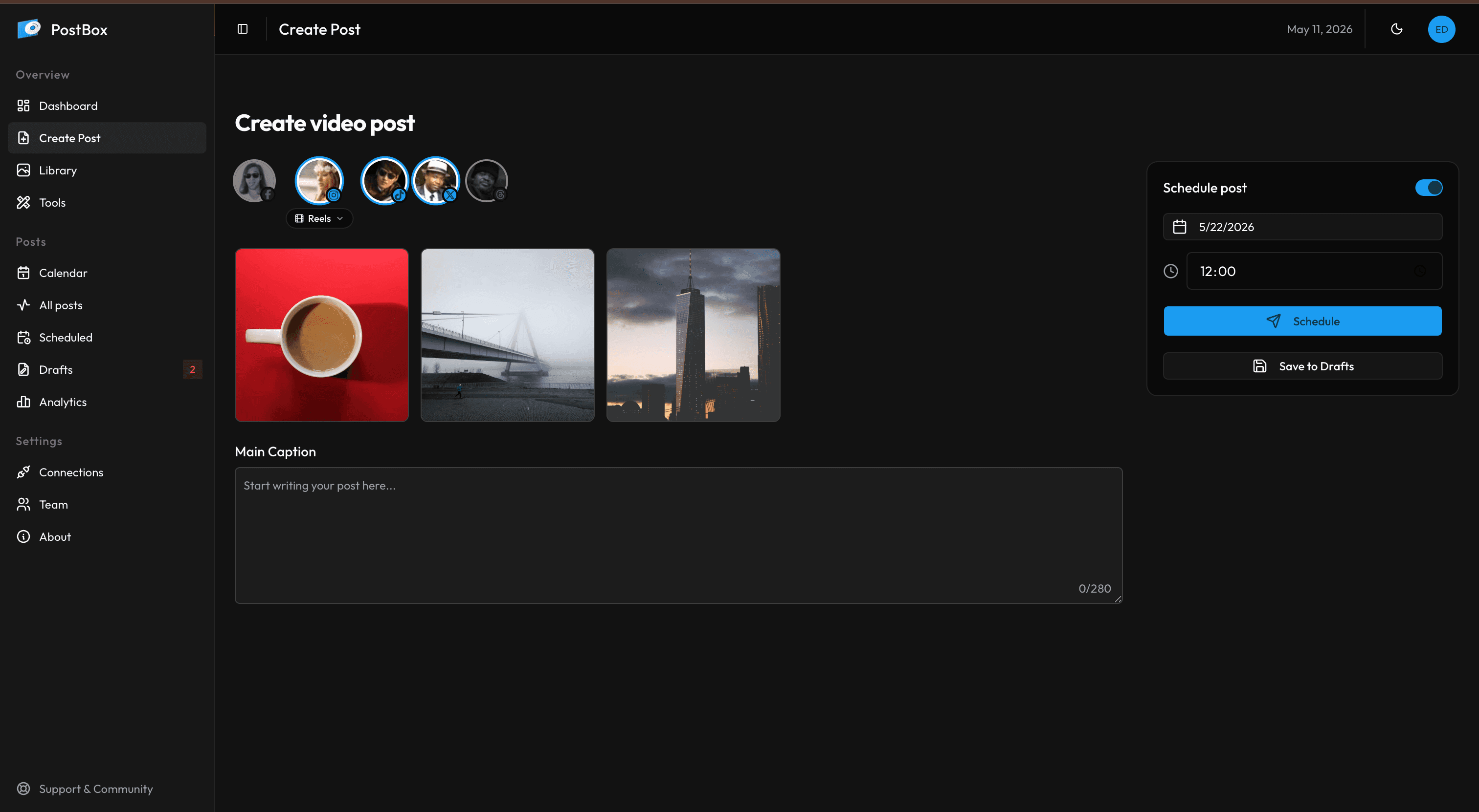 Postbox screenshot 2